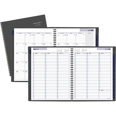 2019-2020 At-A-Glance 8 1/2 x 11 Academic Appointment Book/Planner, 12 Months, Charcoal (AYC520-45-20)