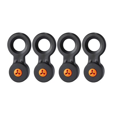 Ergodyne Squids® 3740 Hand Tool Attachment Trap - Slips™ (4-Pack), Black & Orange, S (19740)