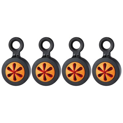 Ergodyne Squids® 3740 Hand Tool Attachment Trap - Slips™ (4-Pack), Black & Orange, XL (19743)