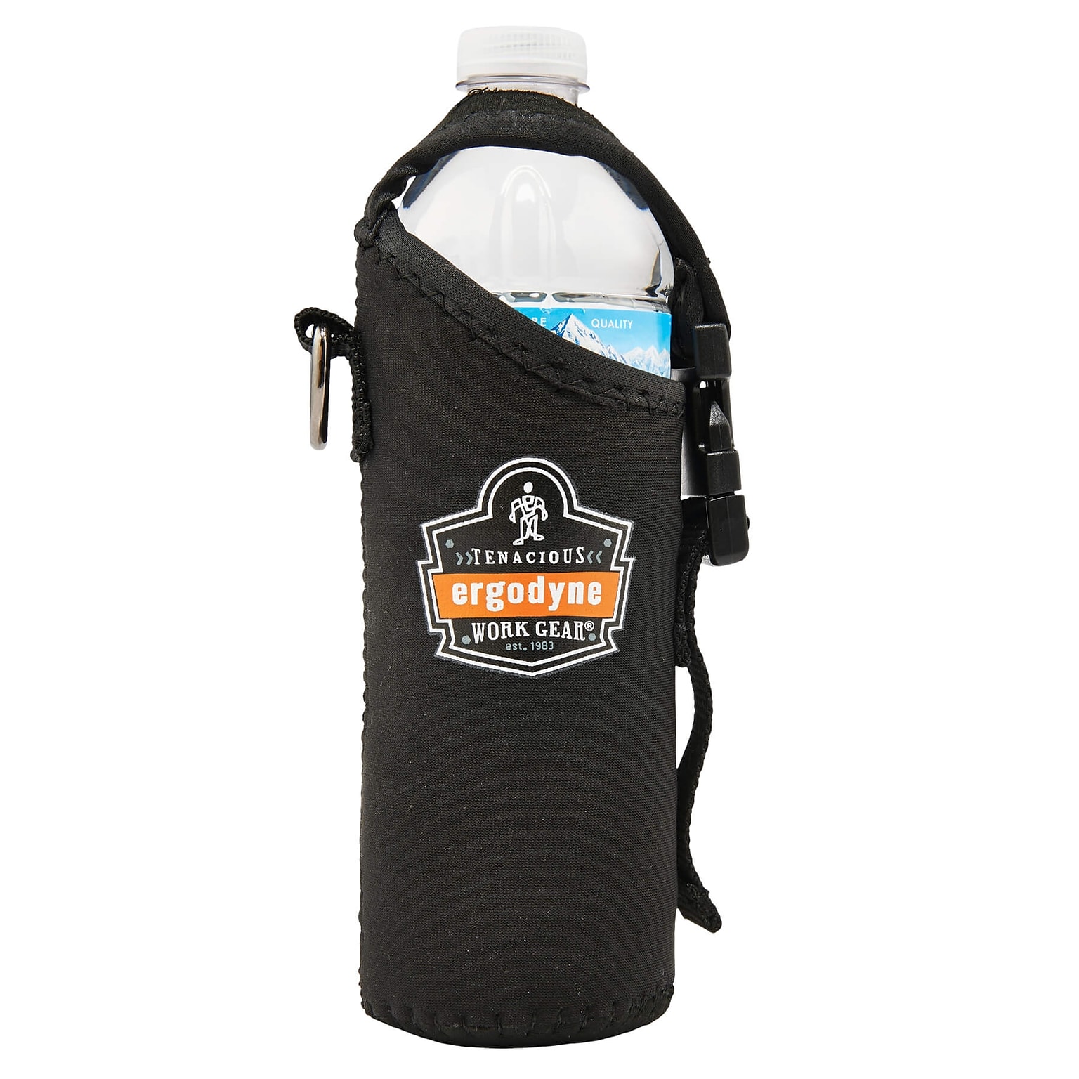 Ergodyne Squid Can and Bottle Holder & Trap, 2 lb. Capacity, Black (19775)