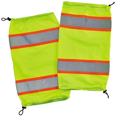 Ergodyne GloWear® 8009 Class E Two-Tone Mesh Leg Gaiters, Lime (29093)