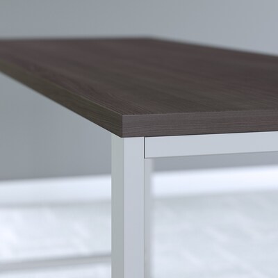 Bush Business Furniture 400 Series 48W x 24D Table Desk, Storm Gray (400S146SG)