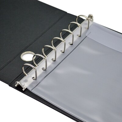 Bindertek Specialty Binders 1 7-Ring Special Application Binder, D-Ring, Black (3CB)