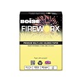 Boise FIREWORX Premium Multipurpose Paper, 20 lbs., 8.5 x 11, Crackling Canary, 500/Ream (MP-2201-CY)