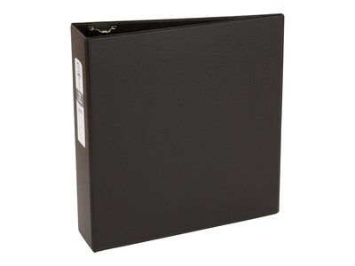Avery 3 3-Ring Non-View Binders, Matte Black (03602)