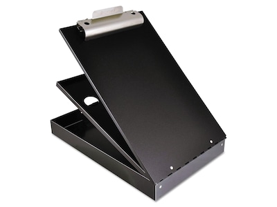 Saunders Cruiser-Mate Recycled Aluminum Storage Clipboard, Letter Size, Black (21117)