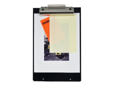 Saunders Cruiser-Mate Recycled Aluminum Storage Clipboard, Letter Size, Black (21117)