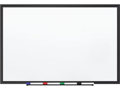 Quill Brand® Steel Dry-Erase Whiteboard, Aluminum Frame, 6 x 4 (28695-CC)