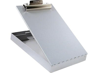 Saunders Redi-Rite Aluminum Storage Clipboard, Letter Size, Silver (11017)