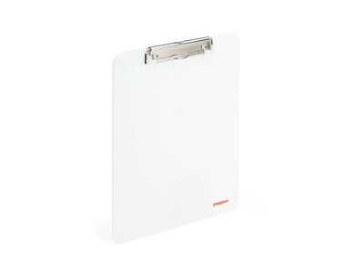 Poppin Plastic Clipboard, White (100149)