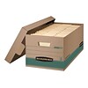 Bankers Box Stor/File Medium-Duty File Storage Boxes, Lift-Off Lid, Letter Size, Brown, 12/Carton (1