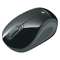 Logitech M187 Mini Wireless Optical Mouse, Black (910-002726)