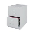 Quill Brand® 2 File Drawers Vertical File Cabinet, Locking, Gray, Legal, 26.5D (13448D)