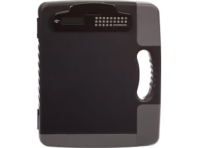 Officemate Plastic Storage Clipboard, Charcoal (83302)