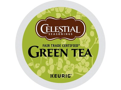 Celestial Seasonings Green Tea, Keurig® K-Cup® Pods, 24/Box (14734)