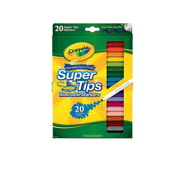 Washable Skinny Markers Pack of 64 set of 64 (pack of 2)