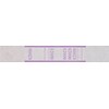 Pap-R Products Currency Strap, White with Violet Print, 1000/Pack (402000)