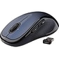 Logitech M510 Wireless Laser Mouse, Blue (910-002533)