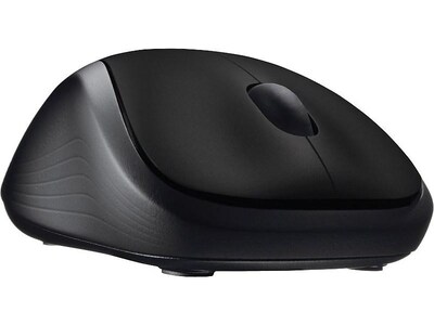Logitech M310 Wireless Ambidextrous Optical USB Mouse, Black (910-004277)