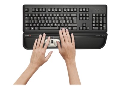 Contour Design RollerMouse Pro3 Ergonomic Ambidextrous Rollerbar USB Mouse, Black (RM-PRO3)