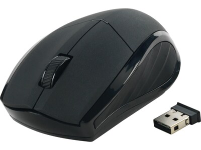 Staples 23420 Cordless Optical Mouse, Black