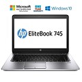 HP EliteBook 745 G2, 14 Refurbished Laptop, AMD A6 7050B 2.2GHz Processor, 4 GB Memory, 128GB SSD, Windows 10