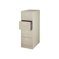 Quill Brand® Commercial 4 File Drawer Vertical File Cabinet, Locking, Putty/Beige, Legal, 26.5D (13