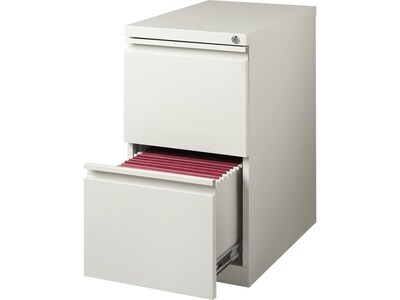 Quill Brand® 2-Drawer Vertical File Cabinet, Locking, Letter, Gray, 19.88"D (25177D)