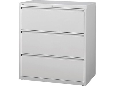 Quill Brand Hl8000 Commercial 3 Drawer Lateral File Cabinet