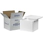 12" x 10" x 9" Insulated Shipping Containers, Standard, White (229C)