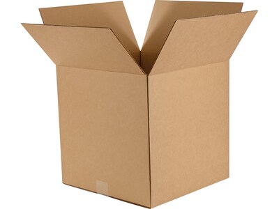 Coastwide Professional™ 14 x 14 x 14 Heavy Duty, 275# Mullen Rated, Single Wall, Shipping Boxes, 25/Bundle (CW57054)