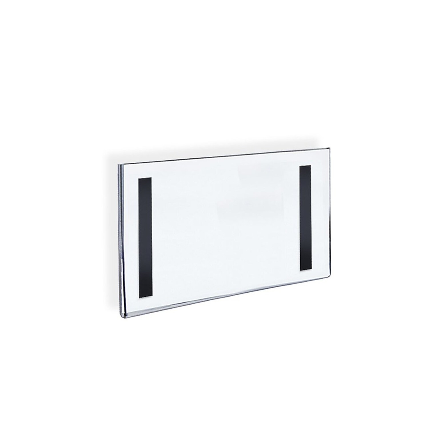 Azar Sign Holders, 8.5 x 11, Horizontal, Wall Mounted, Clear Acrylic, 10/Pack (129922)