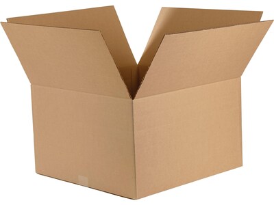 Coastwide Professional™ 20 x 20 x 12, 200# Mullen Rated, Multi-Depth Shipping Boxes, 15/Bundle (CW29332)