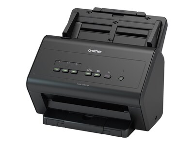 Brother ImageCenter ADS-3000N-US Desktop Scanner, Black