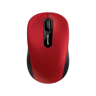 Microsoft Mobile 3600 PN7-00011 Wireless Bluetrack Mouse, Dark Red