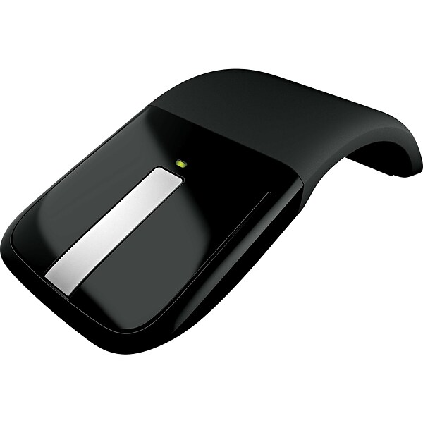 Microsoft Arc Touch Wireless Bluetrack Mouse, Black (RVF-00052)
