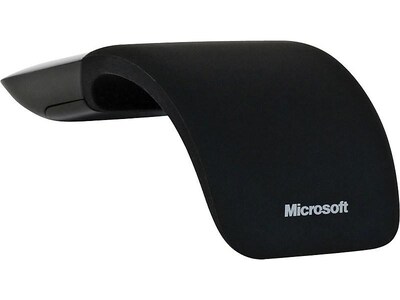 Microsoft Arc Touch Wireless Bluetrack Mouse, Black (RVF-00052)