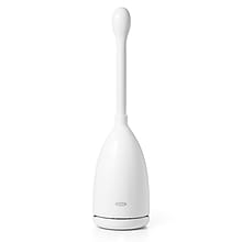 OXO Good Grips Nylon Toilet Brush with Canister, White (12241600)