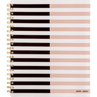 2019-2020 Emily & Meritt  8 1/2 X 11 Weekly/Monthly Planner, 12 Months, July Start, Split Stripe  (Em202-905a-20)