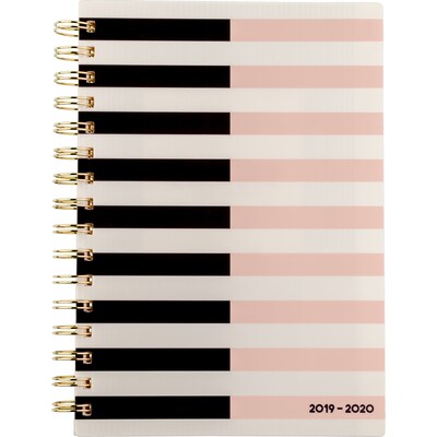 2019-2020 Emily & Meritt  5 1/2 X 8 1/2 Weekly/Monthly Planner, 12 Months, July Start, Split Stripe (Em204-200a-20)