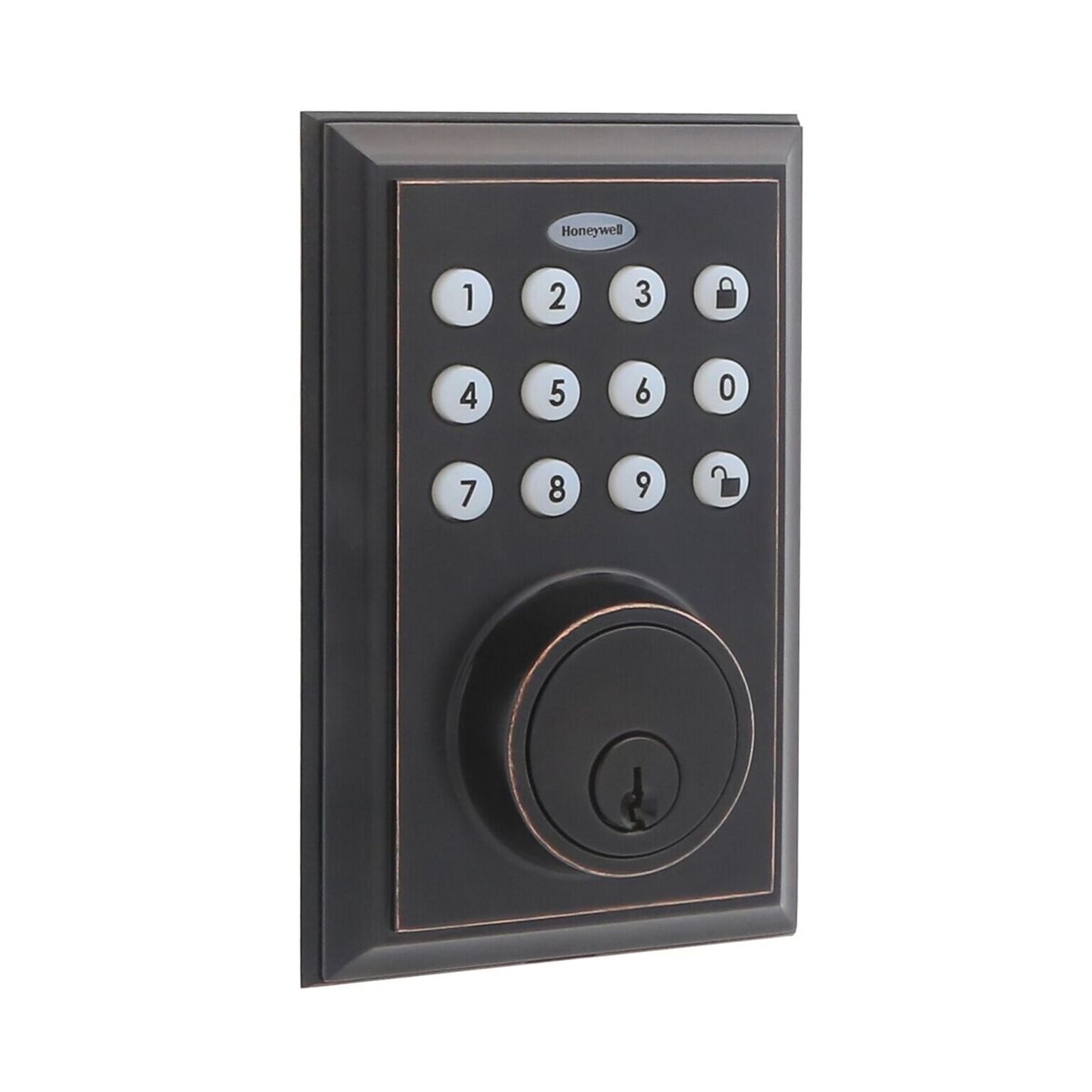 Honeywell Bluetooth Digital Deadbolt Door Lock, Oil Rubbed Bronze (8812409S)