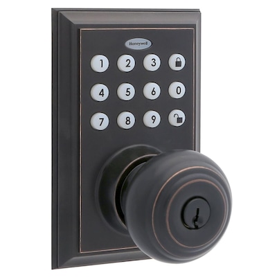 Honeywell Bluetooth Digital Door Knob Lock, Oil Rubbed Bronze (8832401S)