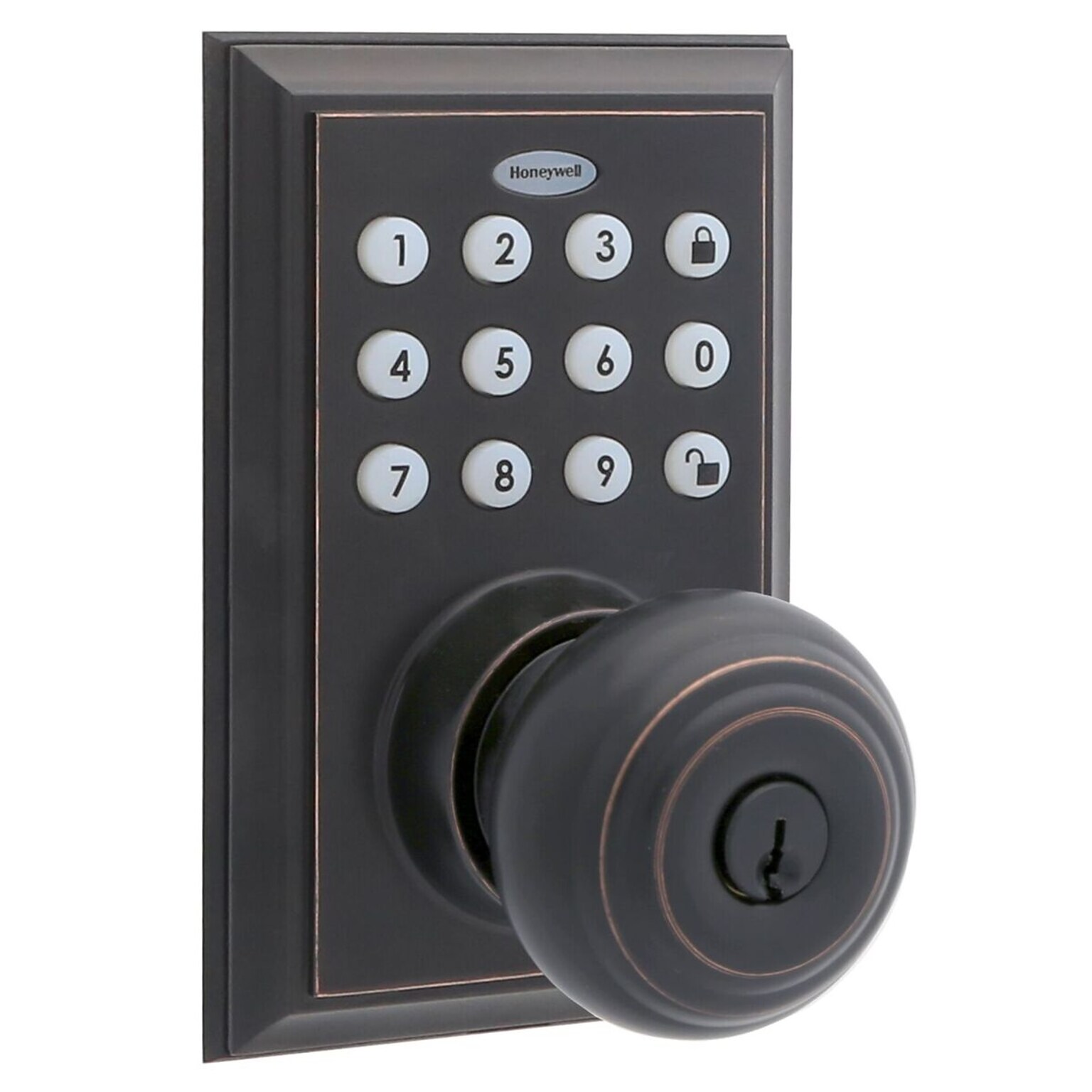 Honeywell Bluetooth Digital Door Knob Lock, Oil Rubbed Bronze (8832401S)