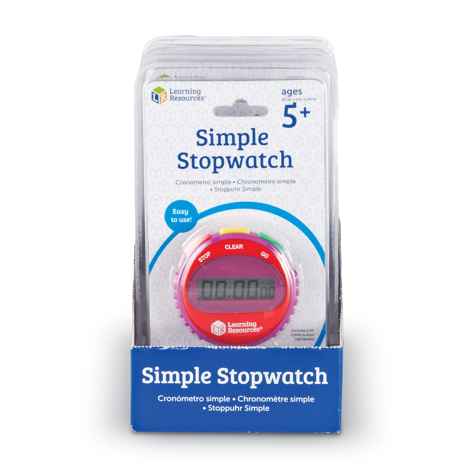 Learning Resources Simple Stopwatch, 6/Set (LER0809)