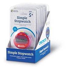 Learning Resources Simple Stopwatch, 6/Set (LER0809)