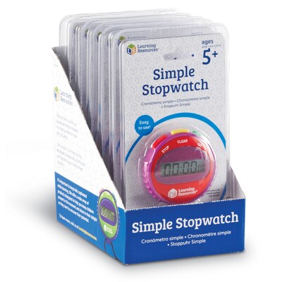 Learning Resources Simple Stopwatch, 6/Set (LER0809)