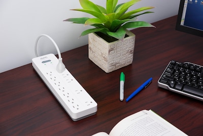 APC Home/Office SurgeArrest 12 Outlet Electronic Surge, 6' Cord, 2160 Joules (PH12W)