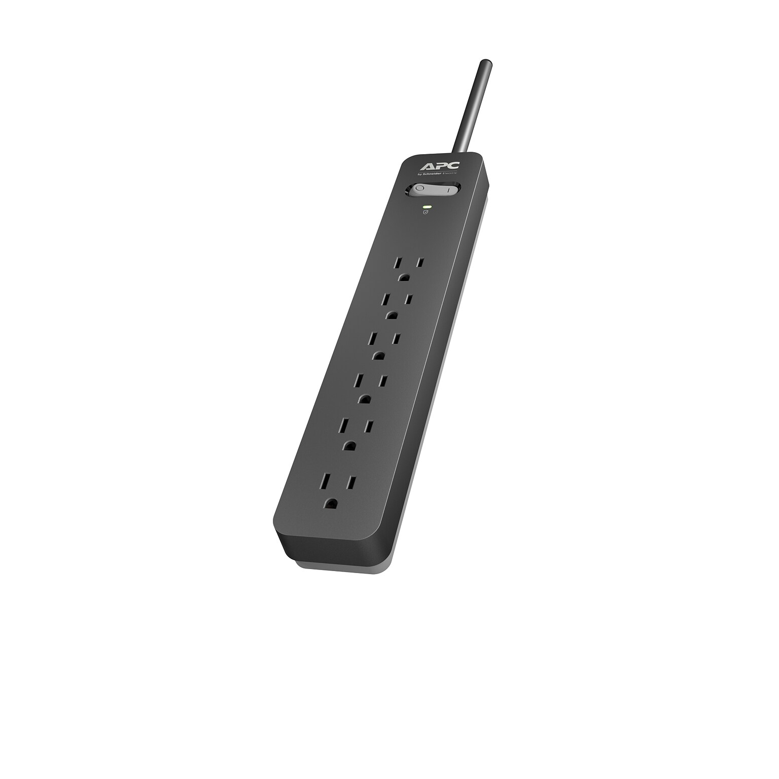 APC Essential Surgearrest 6 Outlet Electronic Surge, 10 Cord, 1080 Joules (PE610)