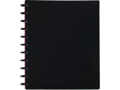 Staples 5-Subject Arc Notebook System, 8.5 x 11, College Ruled, 120 Sheets, Black (24457)
