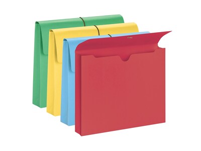 Smead Expanding Wallet, 2" Expansion, Letter Size, Assorted, 50/Box (77251)
